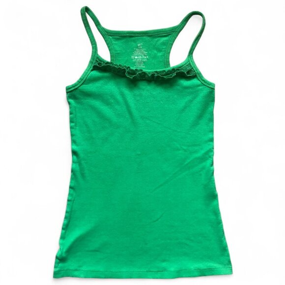 00s G21 Green Ribbed Tank - Picture 2 of 4